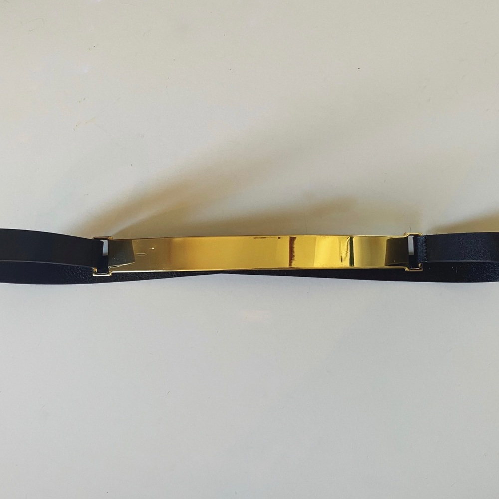 Club Monaco Gold Bar Belt